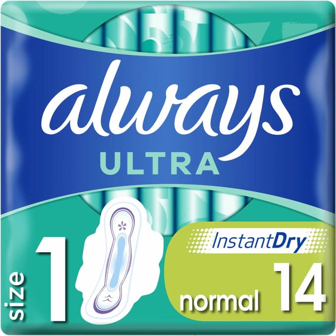 16x Always Maandverband Ultra Normal Plus 14 stuks
