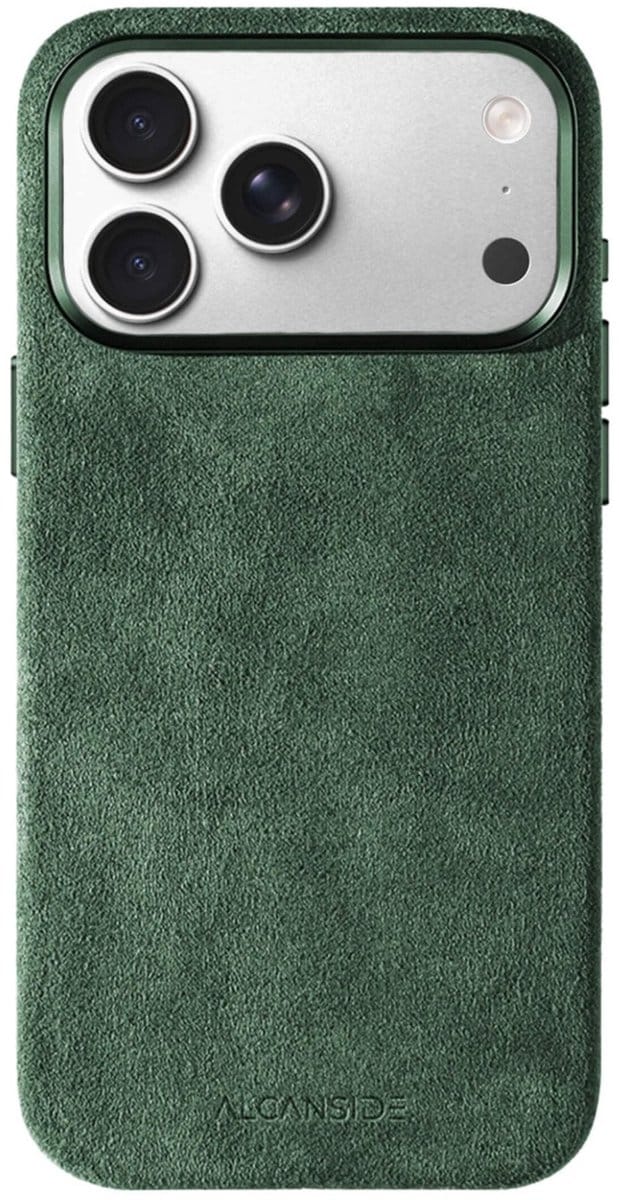 iPhone Alcantara Case - Midnight Green