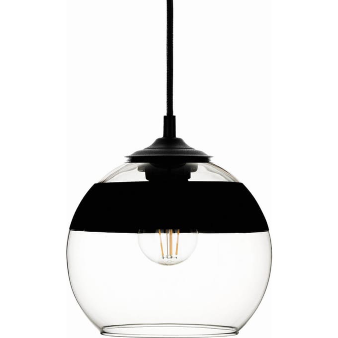 Solbika Lighting Hanglamp Monochrome Flash helder/zwart Ø 20cm
