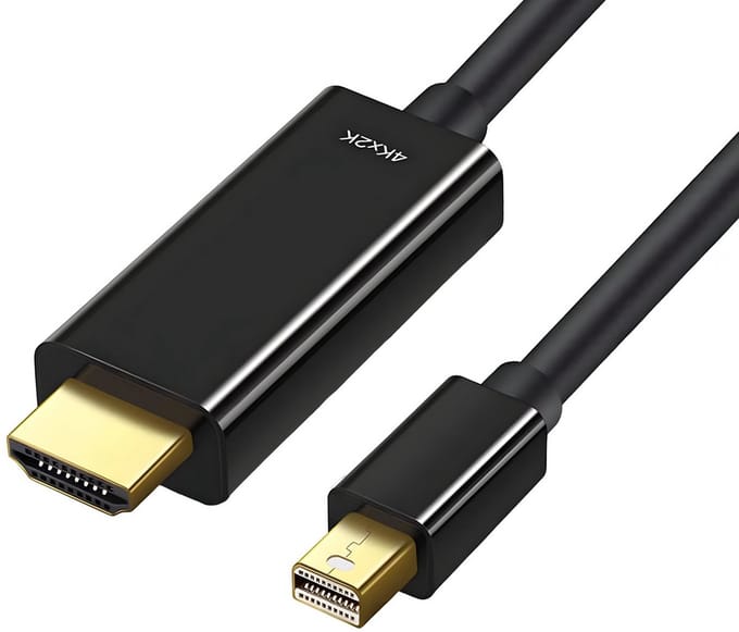 Qost - Mini Displayport naar HDMI kabel - 1,8 meter - Zwart - 4K Ultra HD