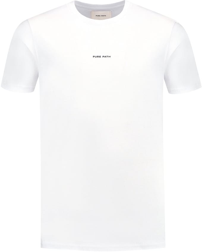 Purewhite - Heren Regular fit T-shirts Crewneck SS - White - Maat XL