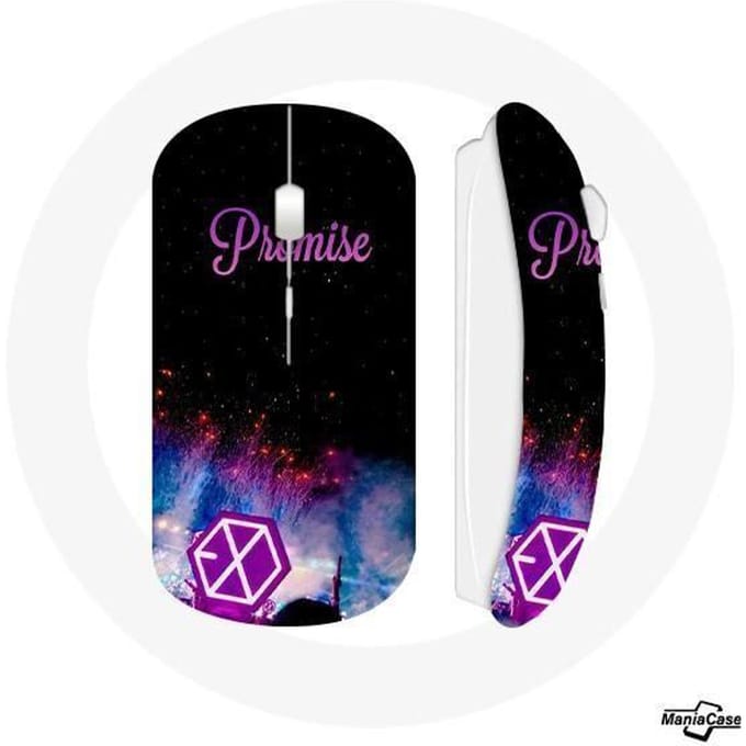 Draadloze muis Exo K-pop Groepslogo Liedbelofte