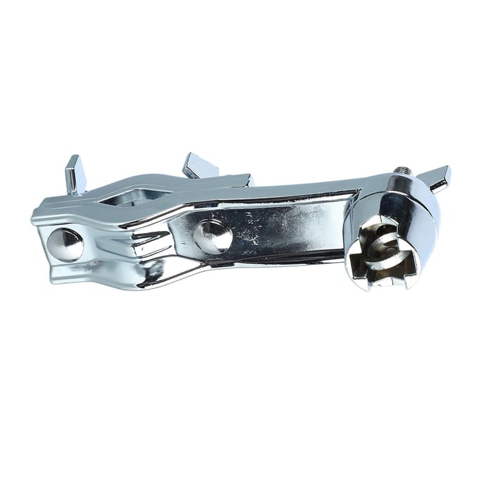 Drumklem Metalen Hoek Verstelbaar Ruimtebesparend Multifunctioneel Drumklem Bekkenhouder gray