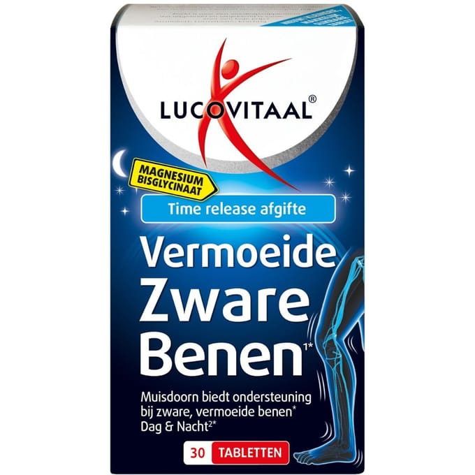 lucovitaal - Magnesium Vermoeide, Zware Benen 30 Tabletten