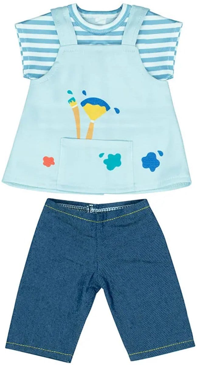 Miniland poppenkleding artiest - educatief speelgoed 38cm.