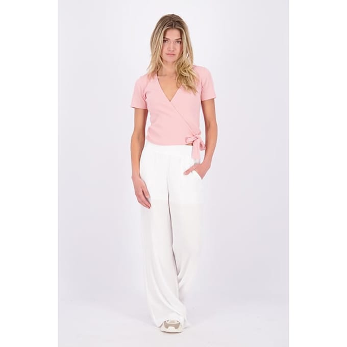 RAIZZED Samira Pants Real White Maat: S | Wijde Broeken Outlet | Dames | Wit