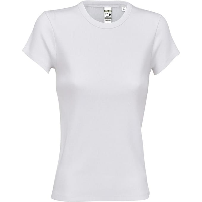 SOLS Dames Sara T-Shirt (Wit)