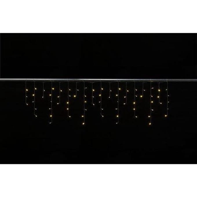 Cascadelight Icicle 2x0.6m 72l Warmwittransp.draad-modulator-24v-ext 1-5m