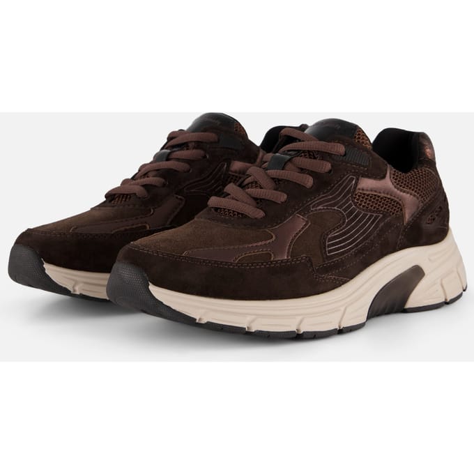 Gabor Rollingsoft Sneakers bruin Suède - Maat 3