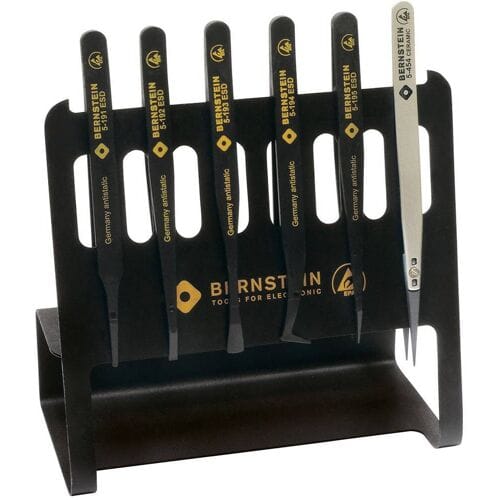 BERNSTEIN Tools for Electronics 5-190 V Pincetset 6-delig Spits 150 mm