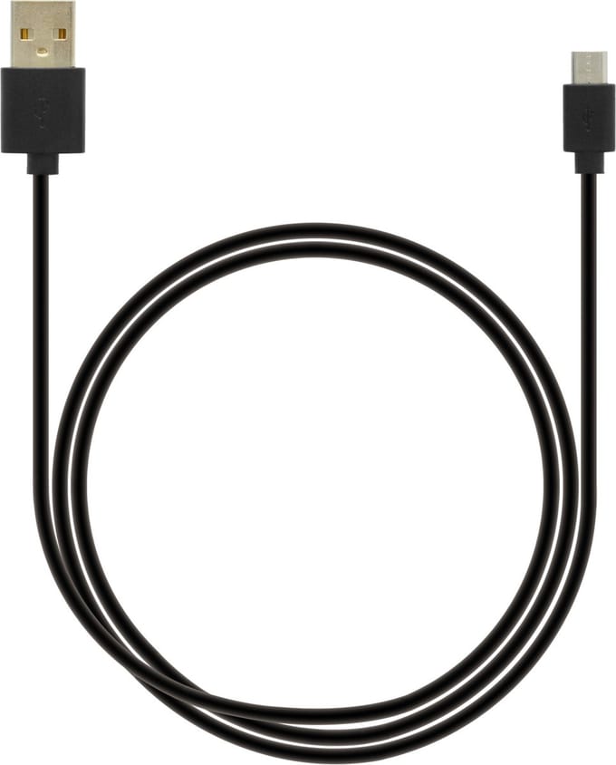 Grab n Go Micro USB Kabel 1 Meter Zwart