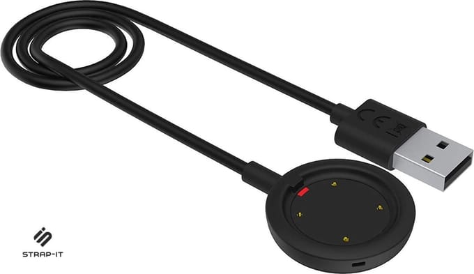 Strap-it oplader / oplaadkabel geschikt voor Polar Vantage M (1) / M2 / Vantage V / V2 / Grit X / Grit X Pro / Ignite / Ignite 2