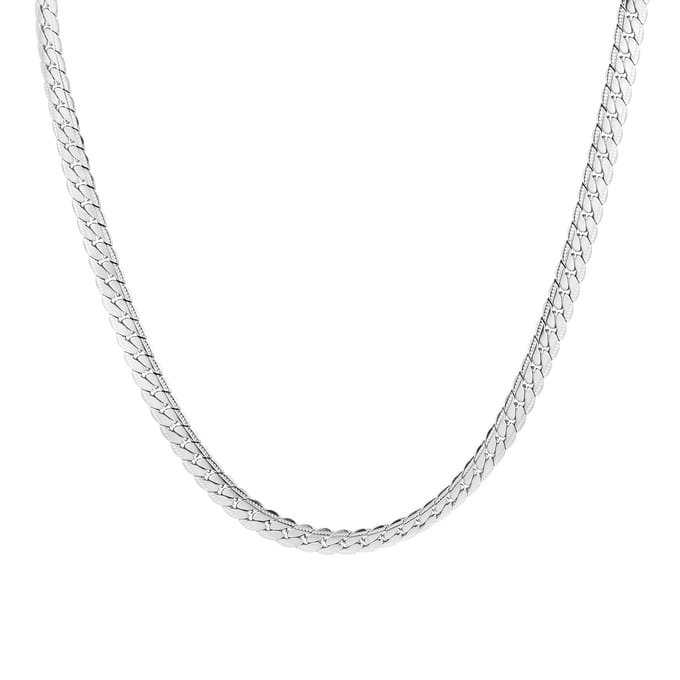 Go Dutch Label Oorknoppen lange schakels en stenen Silver E2735-1