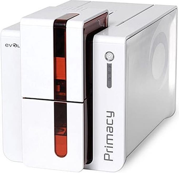 Evolis Primacy Simplex Expert Fire Red