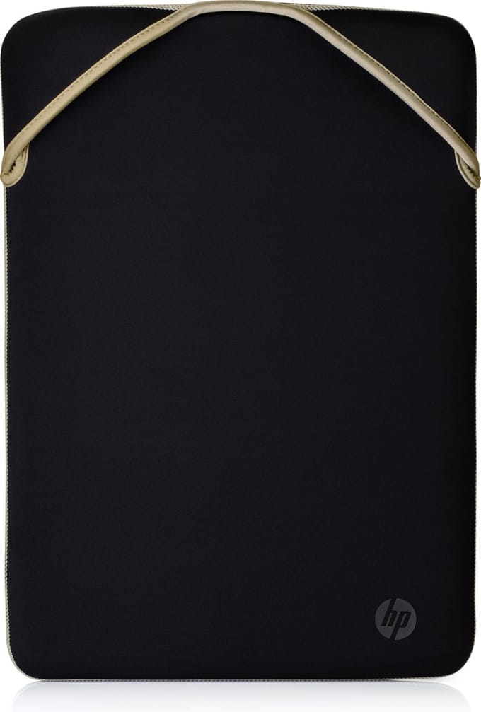 HP laptop sleeve Reversible 15.6 inch (Zwart/Goud)