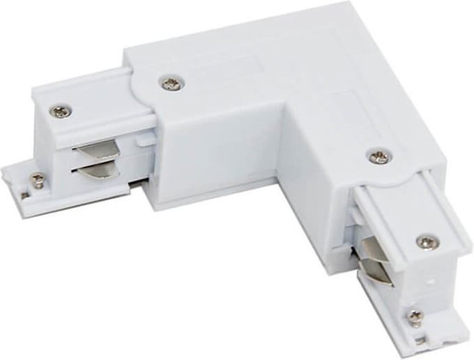 Spanningsrail Doorverbinder - Oficto - Hoek L Koppeling Rechts - 3 Fase - Wit