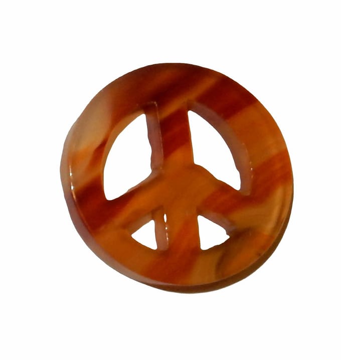 Peace Hanger Natuurlijk Carneool