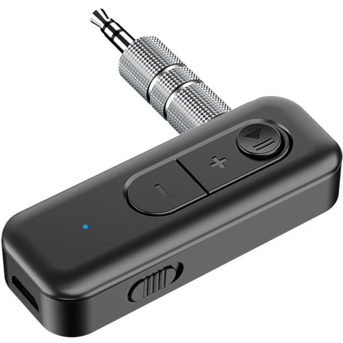 USB AUX BT5.3 2 in 1 Zender/Ontvanger Adapter Draagbare Oortelefoon Audio Draadloze Receptor zwart