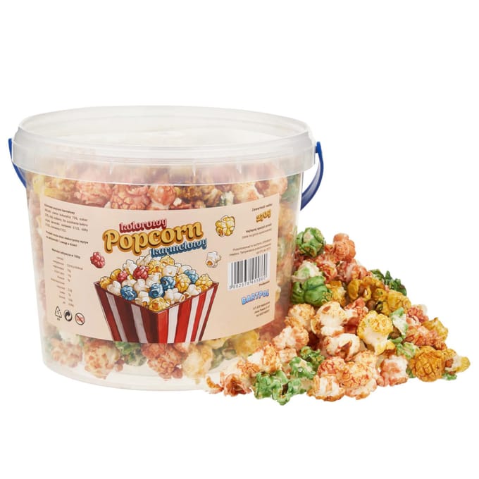 Bartpol Popcorn - Karamelsmaak - Kleurrijk - 270g - Handgemaakt
