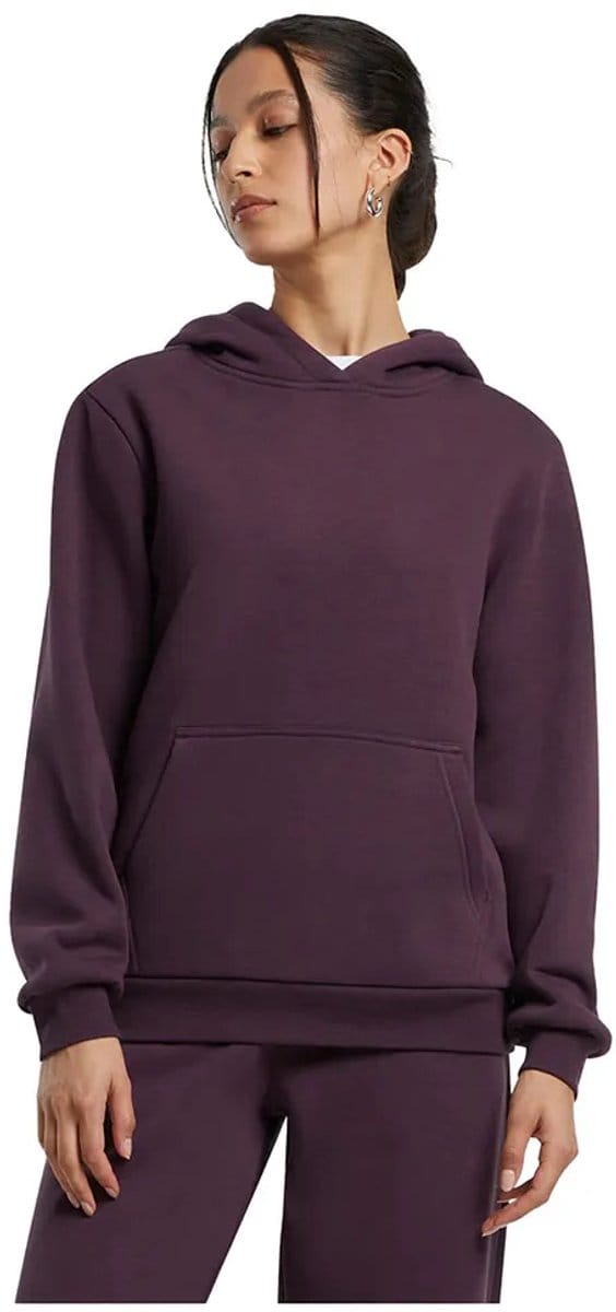 Build Your Brand Fluffy Hoodie Paars XL Vrouw