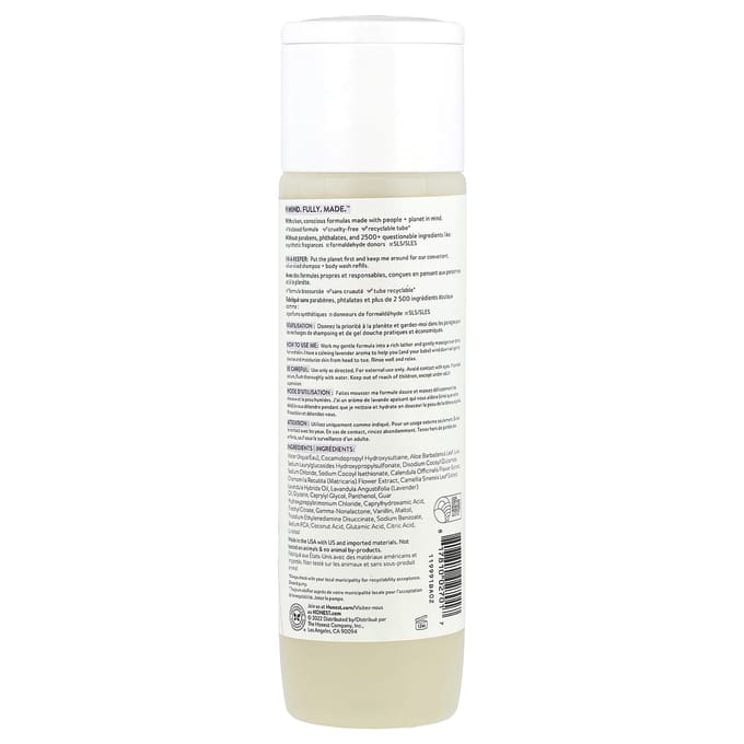 The Honest Company, Shampoing et gel douche True Calming, lavande, 283 ml (295ml) white