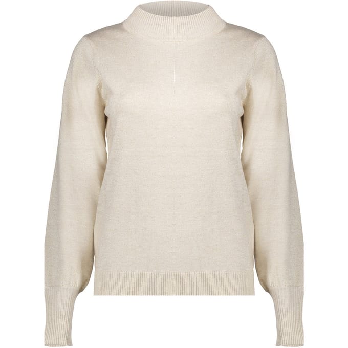 Geisha Pullover Basic Turtle Lurex Off-white/gold Size: 3XL | Sweaters Outlet | Dames | Wit