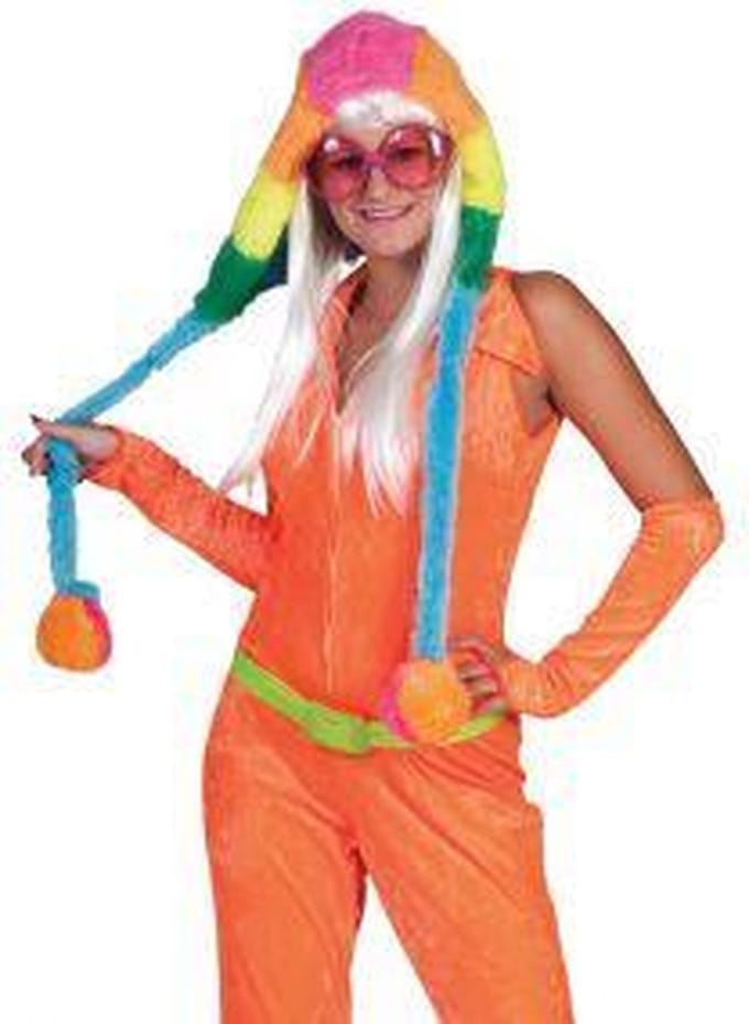 Regenboog muts