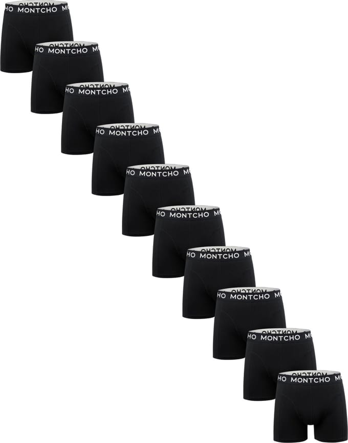10 Pack Boxershorts Heren – Midnight Core – Katoen Mix – Maat S t/m XXL – Dazzle – MONTCHO