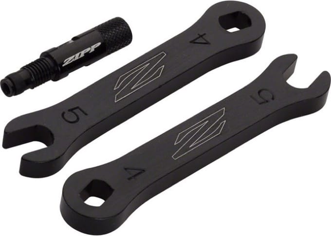 Zipp Tangente Ventielverlengers - Zwart - 27 mm