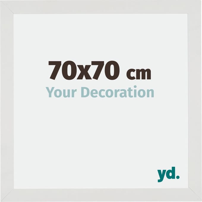 Your Decoration - Fotolijst 70x70 cm - MDF - Wit Mat - Mura