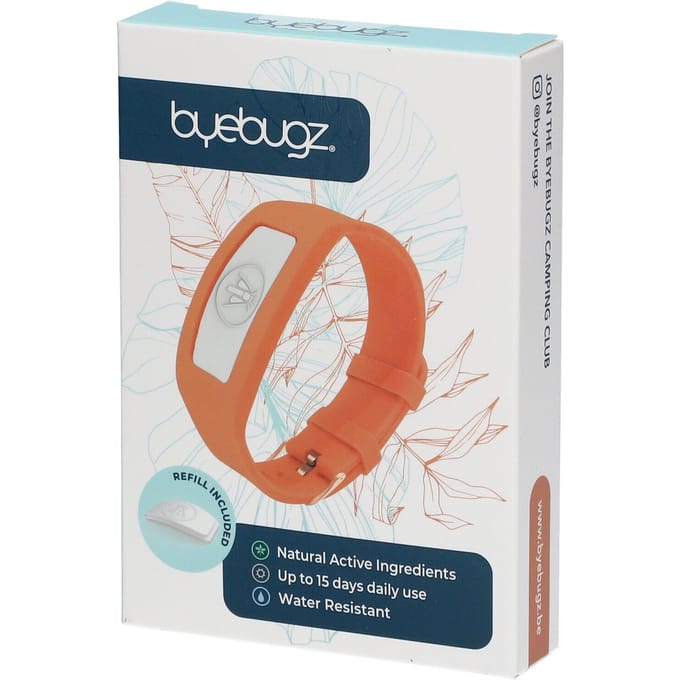 ByeBugz Anti-Insect Bangles Sunrise Orange 1 Armband