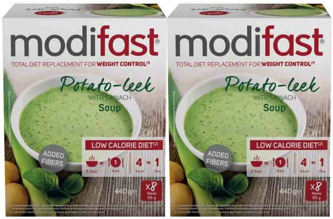 Modifast Intensive Soep Potato-Leek - 2 x 440 gr - Voordeelverpakking