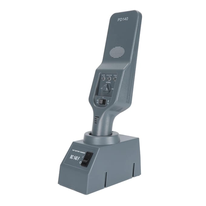 Handheld Metaaldetector Oplaadbare Veiligheidsscanner Staaf Verstelbare Gevoeligheid voor Volwassenen 90‑265V gray