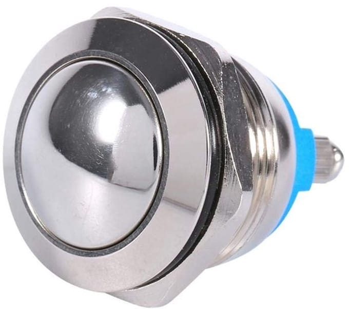 Allecto - Waterdichte Auto Drukknop Schakelaar - Momentary Switch