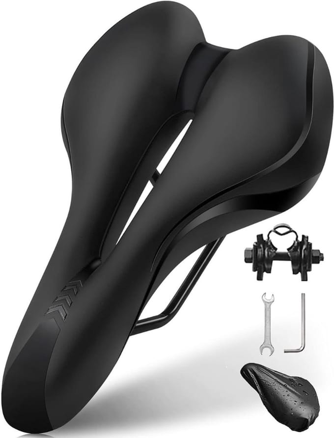Fietszadel Heren - Ergonomisch - Comfortabel Gel - Waterdicht - Unisex