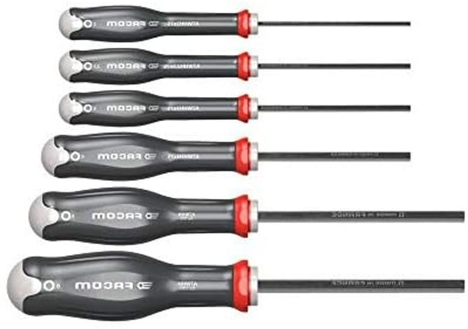Set van 6 Protwist schroevendraaiers met zeshoekige socket