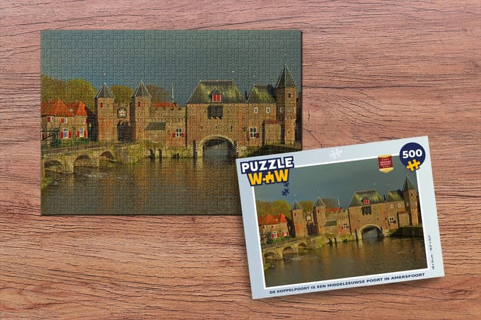 Puzzel Poort - Nederland - Amersfoort - Legpuzzel - Puzzel 500 stukjes