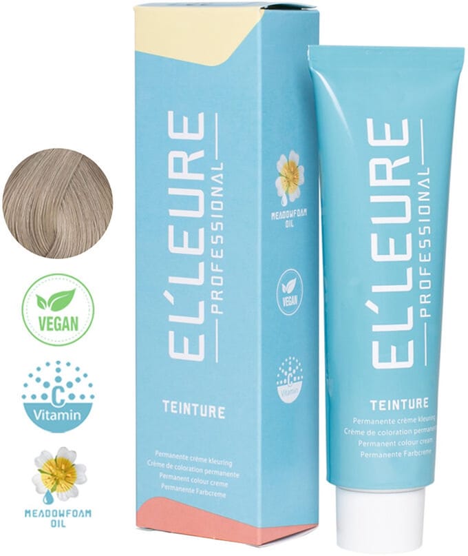 Elleure Haarverf - Teinture 9.07 zeer licht natuurlijk violetblond - 100 ml