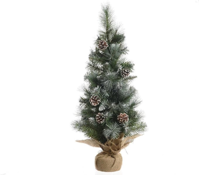 Everlands Mini kerstboom frost 60cm
