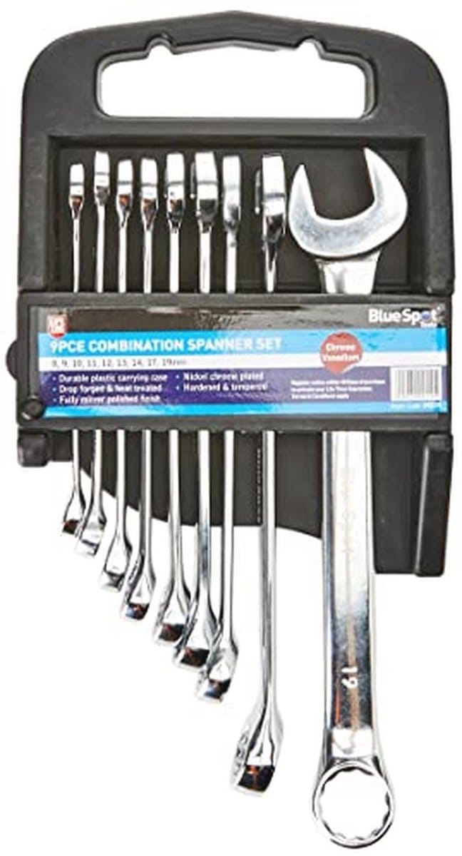 Metrische combinatie moersleutel set - 9 stuks