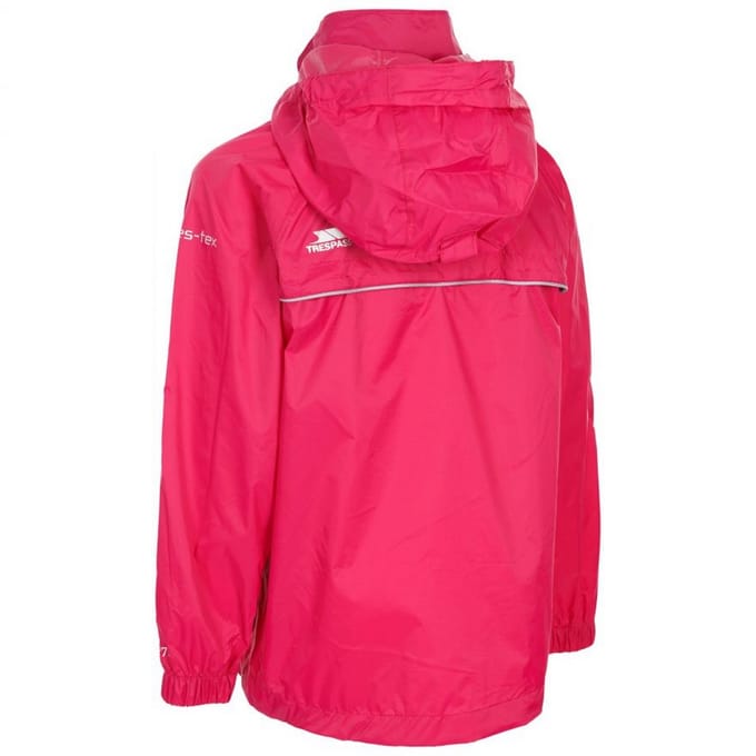 Trespass Kinderen/kinderen qikpac x unisex packaway jacket