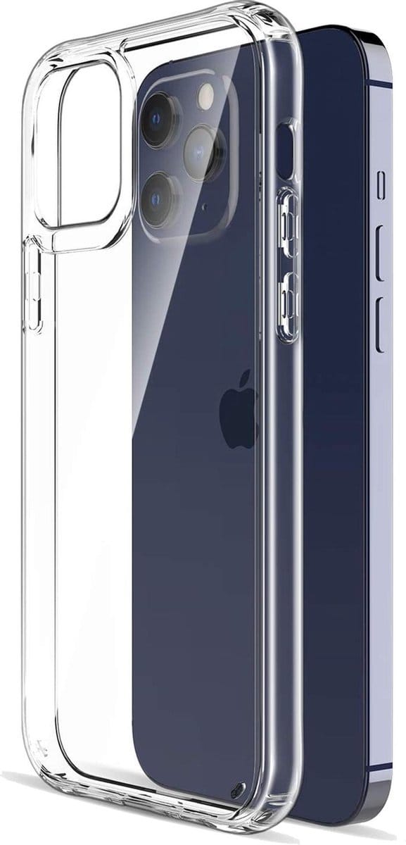 Hoesje geschikt voor iPhone 12 Pro Max - Transparant Siliconen Case