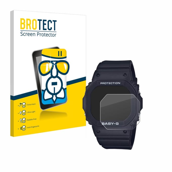 Screenprotector voor Casio Baby-G BGD-565 Beschermglas transparant