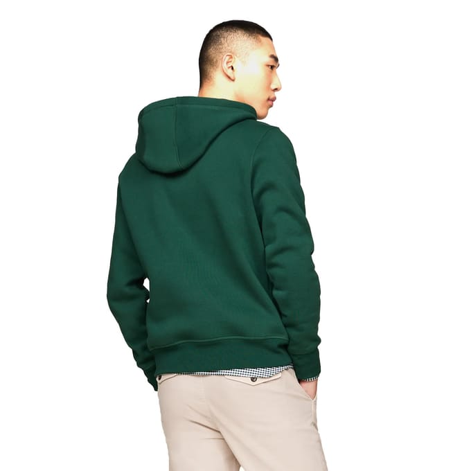 Tommy Hilfiger heren hoodie katoen - groen