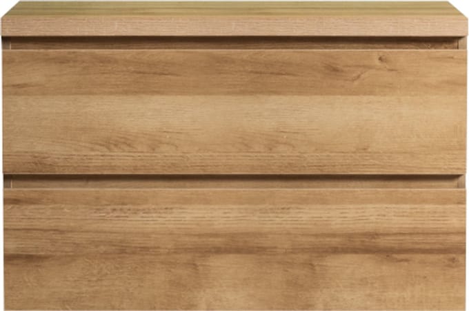 LINEA UNO - Orsa 100 - Eiken - Badmeubel - - 301579