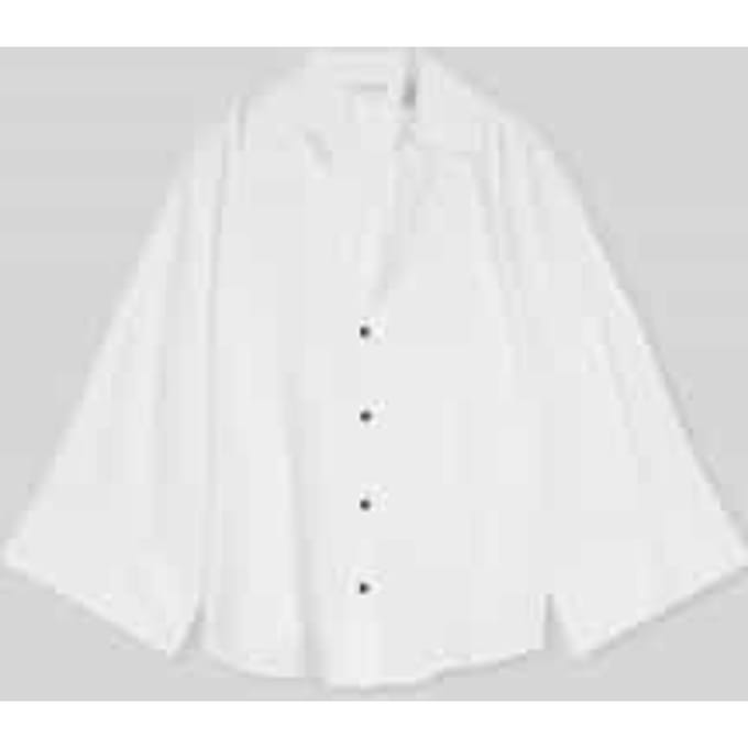 Linnen oversized blouse met lange mouwen voor dames Tom Tailor