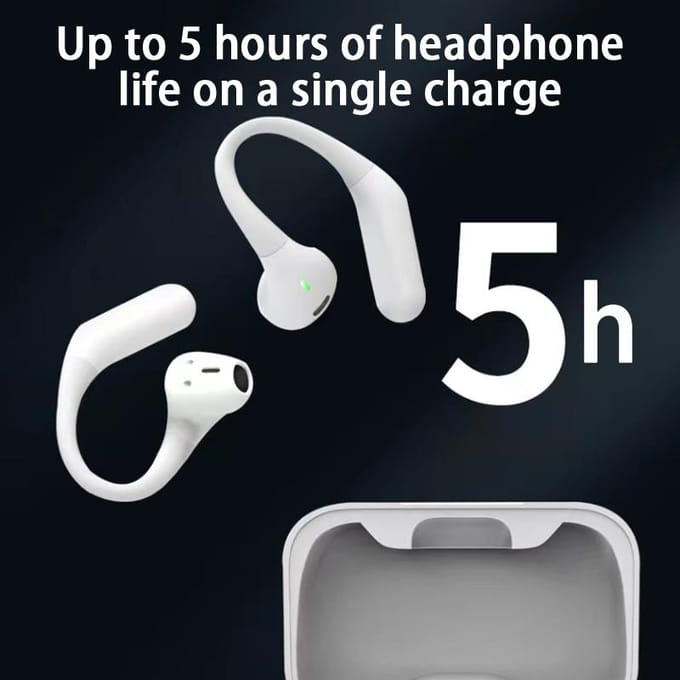 Draadloze koptelefoon Inpod Pro Bluetooth 5.0 Kleurrijke hoofdtelefoon voor IOS Android met microfoon Touch Control Stereo Muziek In-ear HiFi-headset wit