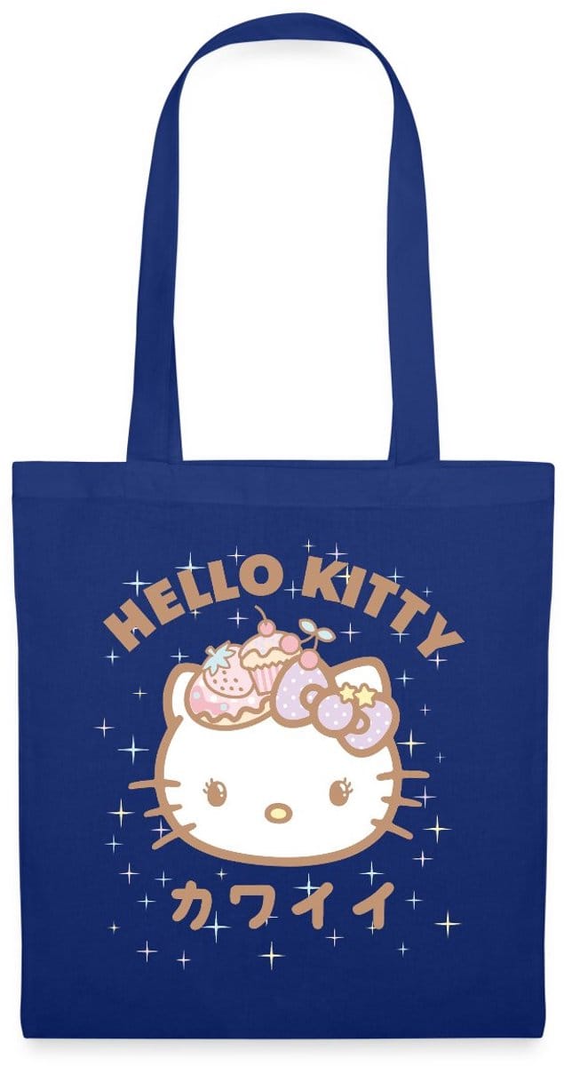 Hello Kitty Kawaii Stijlen Met Sterren Tas Van Stof Schoudertas