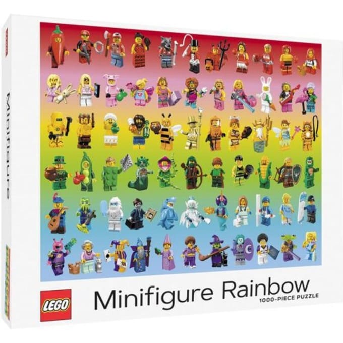 Euromic LEGO® Minifigure Rainbow 1000-Piece Puzzle