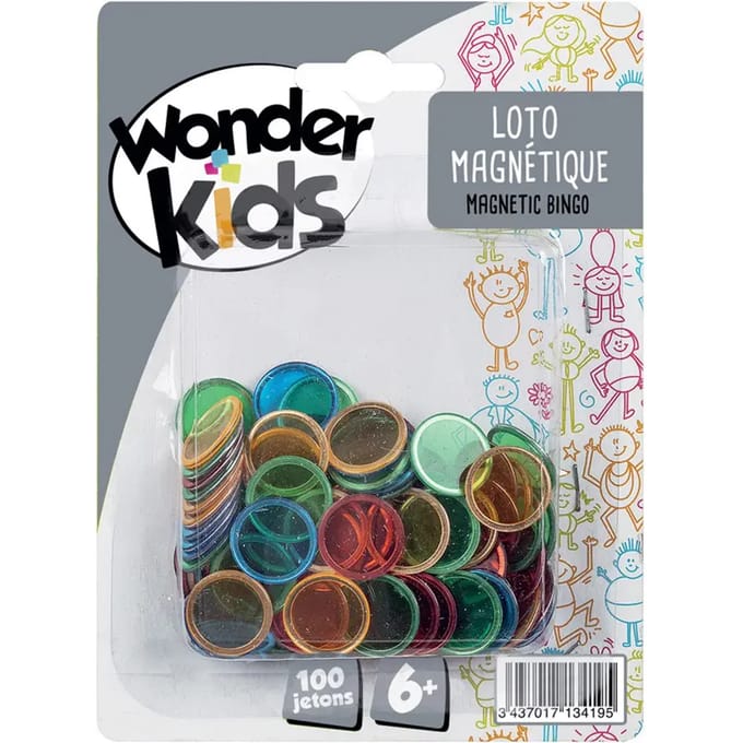 Magnetische loto pionring Wonderkids (x100)